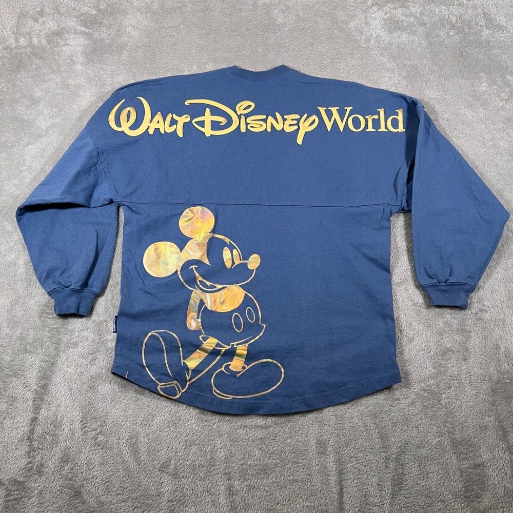 Disney Walt Disney World‎ Spirit Jersey 50th Anniversary Mickey Mouse XS Blue